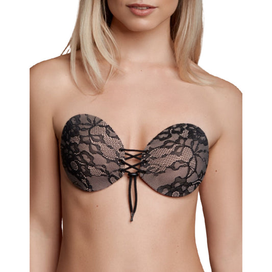 BYE BRA BRA ADHESIVE INTERLACED EMBROIDERY CUP E