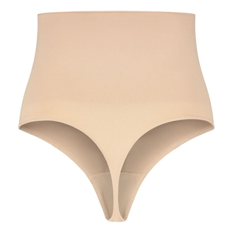 BYE BRA THONG STYLE SEAMLESS GIRDLE BEIGE SIZE S