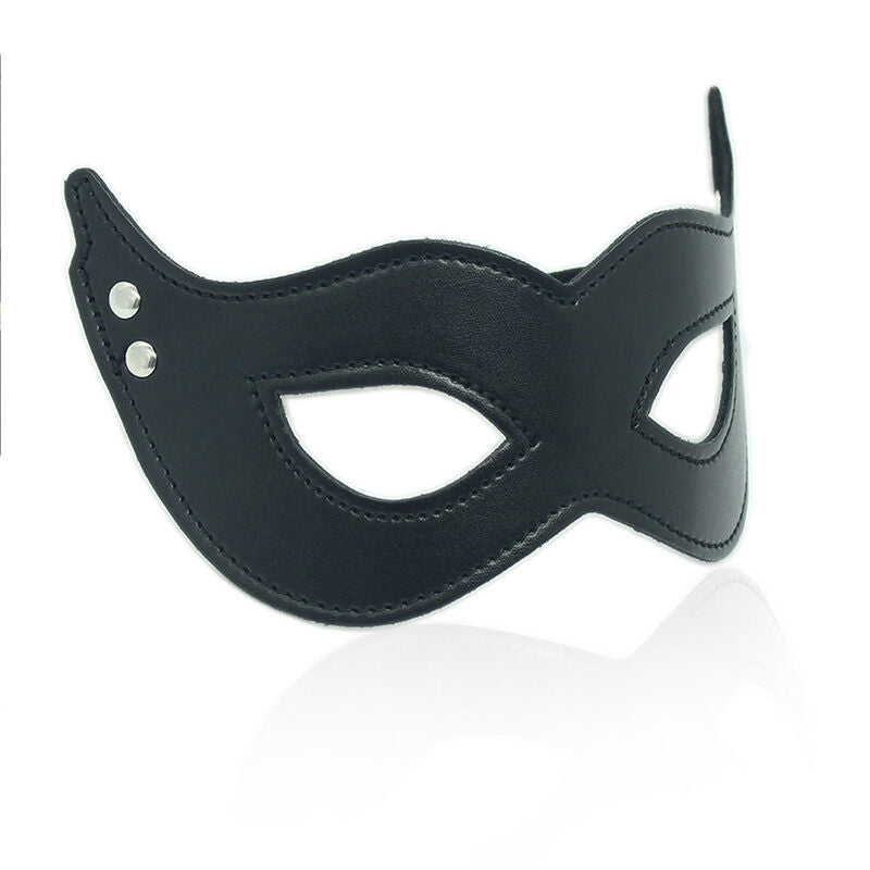 OHMAMA FETISH PU MASK WITH CLAMPS