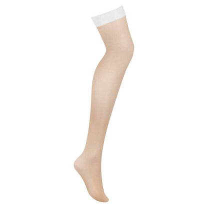 OBSESSIVE S814 STOCKINGS WHITE S M