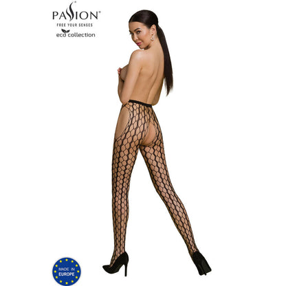 PASSION ECO COLLECTION BODYSTOCKING ECO S007 BLACK