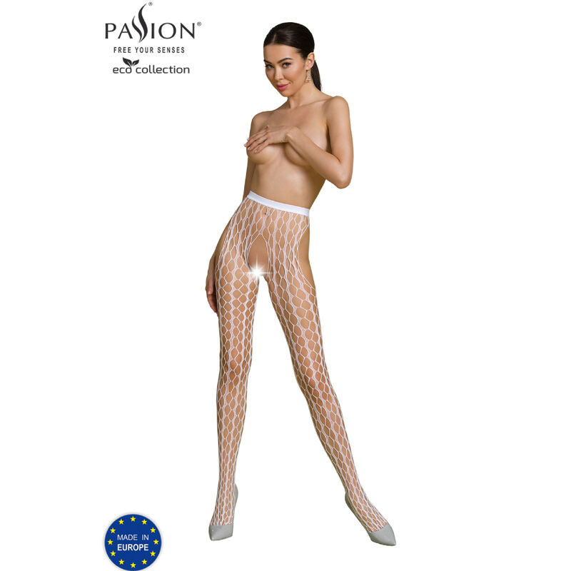 PASSION ECO COLLECTION BODYSTOCKING ECO S007 WHITE