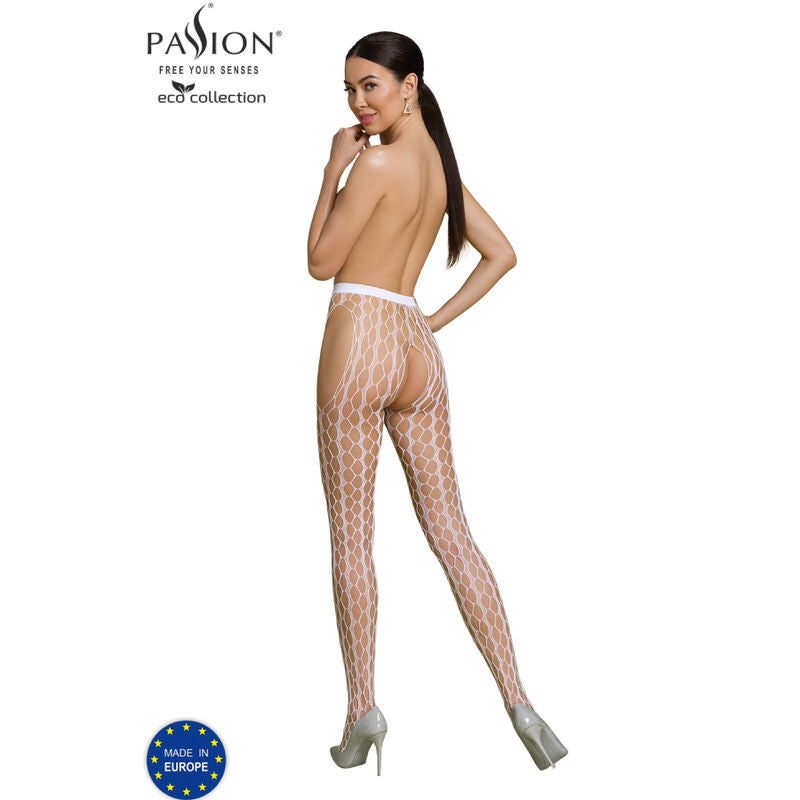 PASSION ECO COLLECTION BODYSTOCKING ECO S007 WHITE