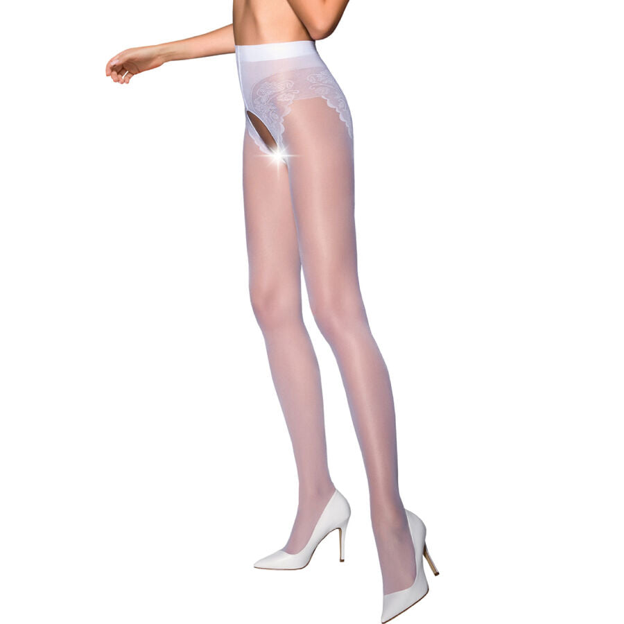 PASSION TIOPEN 006 WHITE TIGHTS 1 2 30 DEN