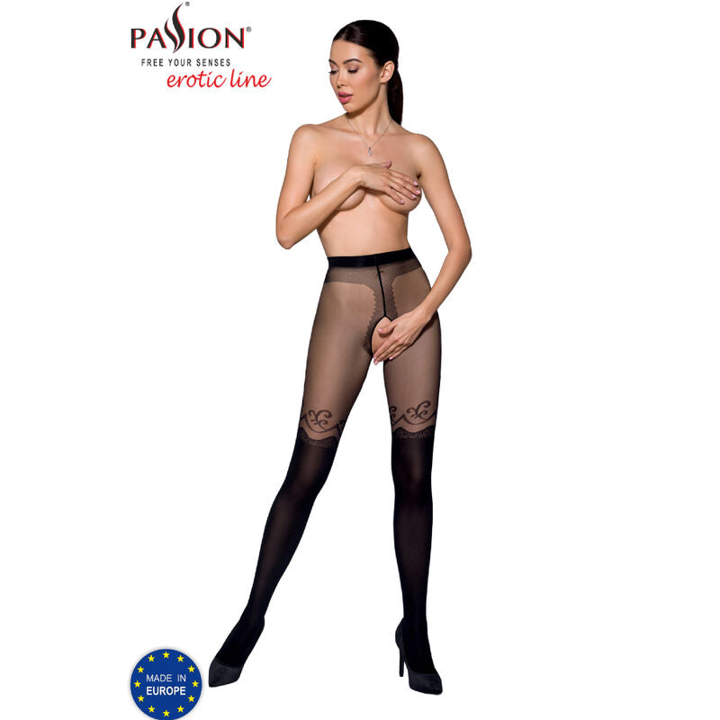 PASSION TIOPEN 012 BLACK TIGHTS 1 2 20 40 DEN