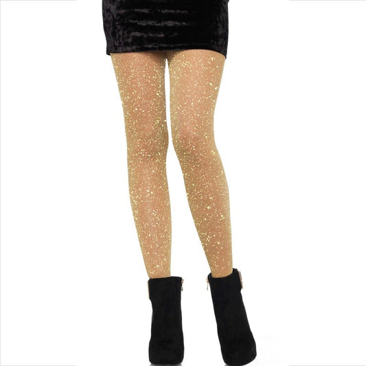 LEG AVENUE TRANSPARENT TIGHTS GOLDEN