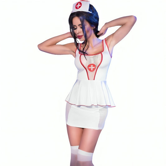 CHILIROSE CR 4160 COSTUME NURSE TOP SKIRT L XL