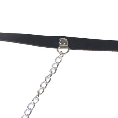 SUBBLIME LEATHER BELT HARNESS BLACK ONE SIZE