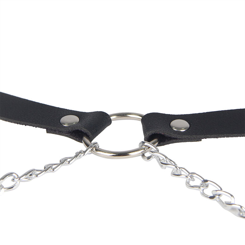 SUBBLIME LEATHER BELT HARNESS BLACK ONE SIZE