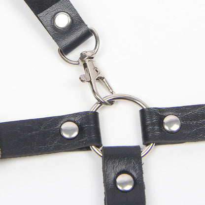 SUBBLIME HARNESS WITH STRAPS AND CHAINDETAILS ONE SIZE