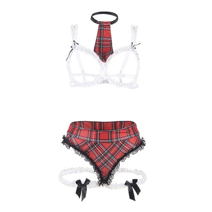 SUBBLIME SEXY SCHOOLGIRL COSTUME WITH BRA S M