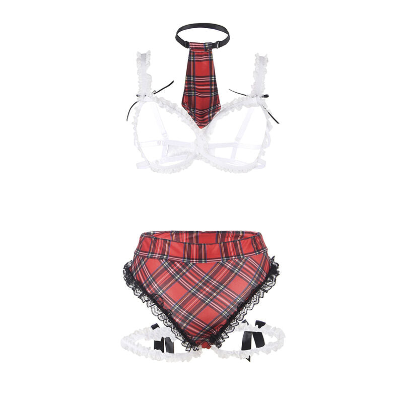 SUBBLIME SEXY SCHOOLGIRL COSTUME WITH BRA S M