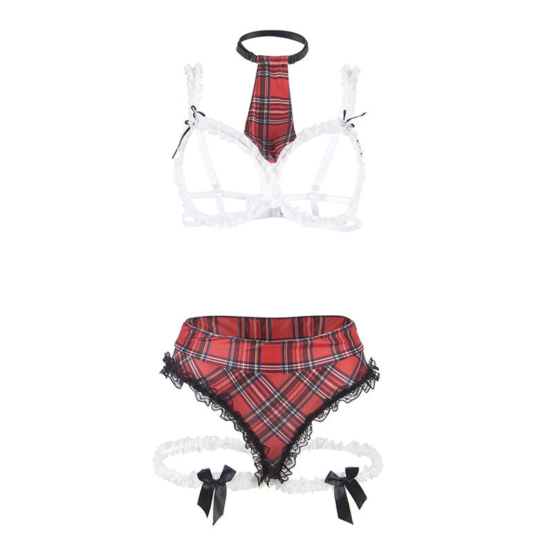 SUBBLIME SEXY SCHOOLGIRL COSTUME WITH BRA L XL