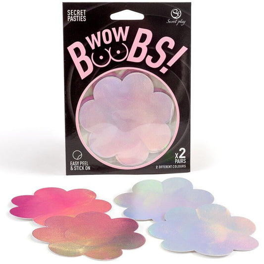 SECRET PLAY WOW BOOBS FLOWER NIPPLE COVERS