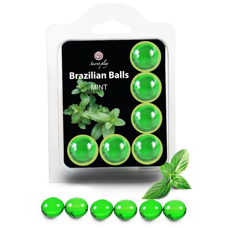 SECRETPLAY SET 6 BRAZILIANS BALLS MINT