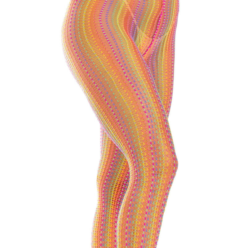 LEG AVENUE MULTICOLOR CROCHET STOCKINGS