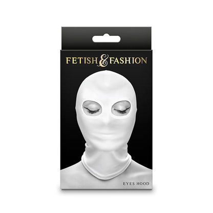 NS NOVELTIES FETISH FASHION EYES HOOD NYLON WHITE