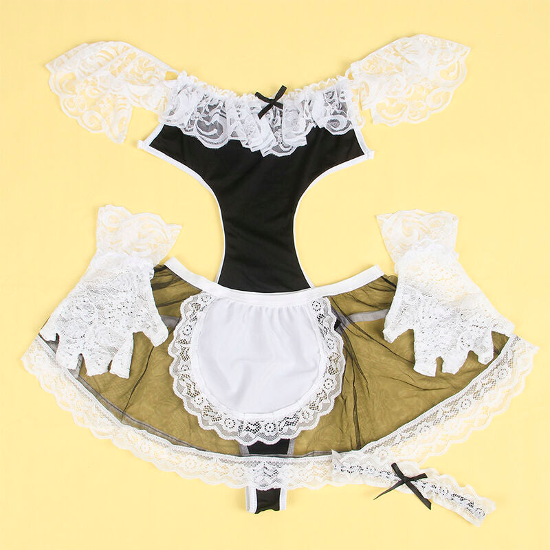 SUBBLIME 954307 SEXY MAID COSTUME BLACK WHITE S M