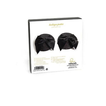 BIJOUX BURLESQUE SHINY NIPPLE COVERS WITH BOW