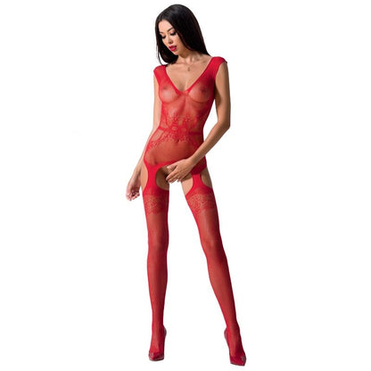 PASSION WOMAN BS062 RED BODYSTOCKING ONE SIZE