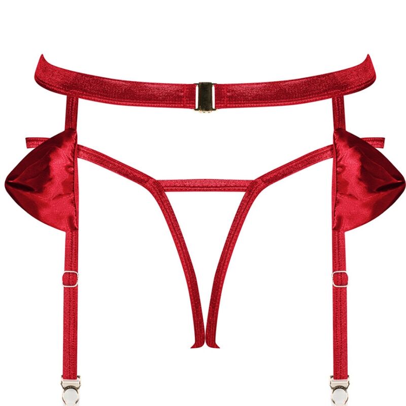 OBSESSIVE RUBINESA GARTER BELT L XL