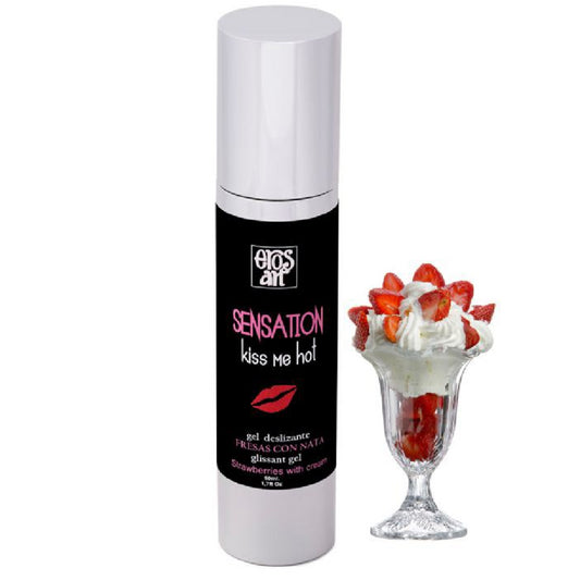 EROS ART SENSATTION NATURAL LUBRICANT STRAWBERRIES WITH CREAM 50 ML