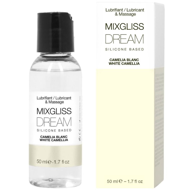 MIXGLISS DREAM WHITE CAMELIA SILICONE LUBRICANT 50 ML