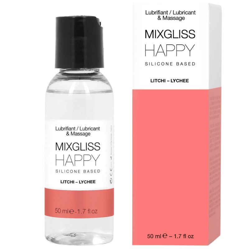 MIXGLISS HAPPY LITCHI SILICONE LUBRICANT 50 ML