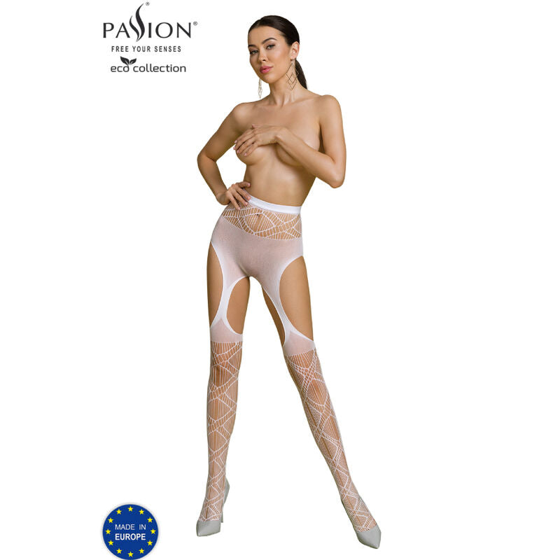 PASSION ECO COLLECTION BODYSTOCKING ECO S005 WHITE