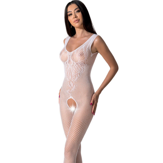 PASSION BS098 WHITE BODYSTOCKING ONE SIZE