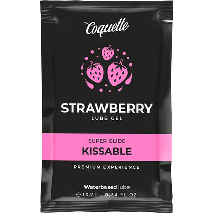 COQUETTE CHIC DESIRE STRAWBERRY WATER BASED KISSABLE LUBRICANT POCKET 10 ML