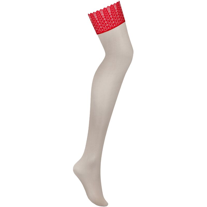 OBSESSIVE INGRIDIA STOCKINGS RED XS S