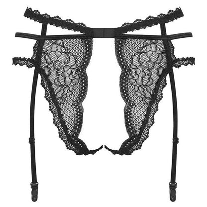 OBSESSIVE PEARLOVE GARTER BELT BLACK XS S