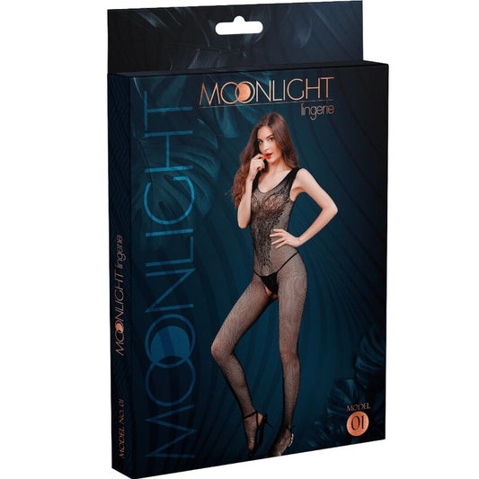 MOONLIGHT MODEL 1 BODYSTOCKING BLACK ONE SIZE