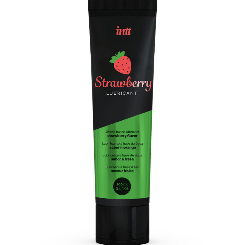 INTT LUBRICANTS INTIMATE WATER BASED LUBRICANT STRAWBERRY FLAVOR