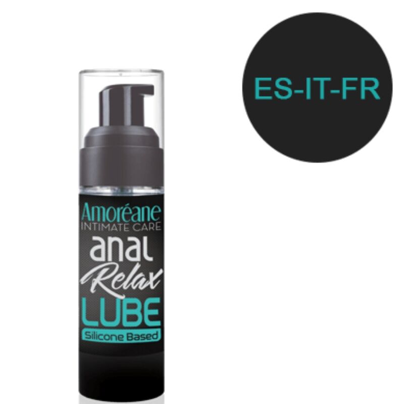 AMOREANE SILICONE BASED ANAL LUBRICANT 30 ML ES IT FR