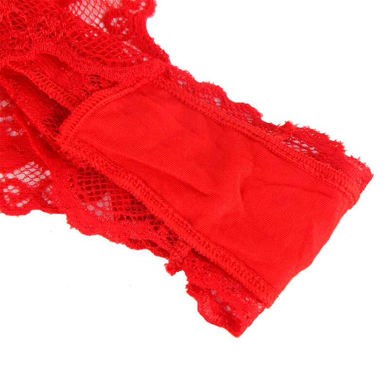 SUBBLIME 953973 SEXY BODY WITH RUFFLES BELT RED S M