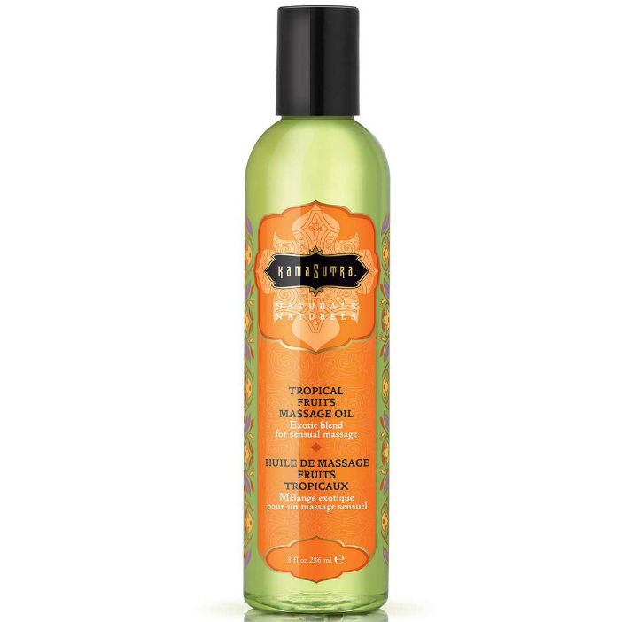 KAMASUTRA NATURALS MASSAGE OIL TROPICAL FRUITS 236ML