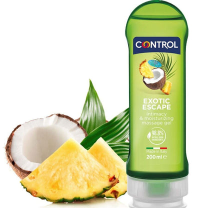 CONTROL 2 EN 1 MASSAGE PLEASURE EXOTIC 200 ML