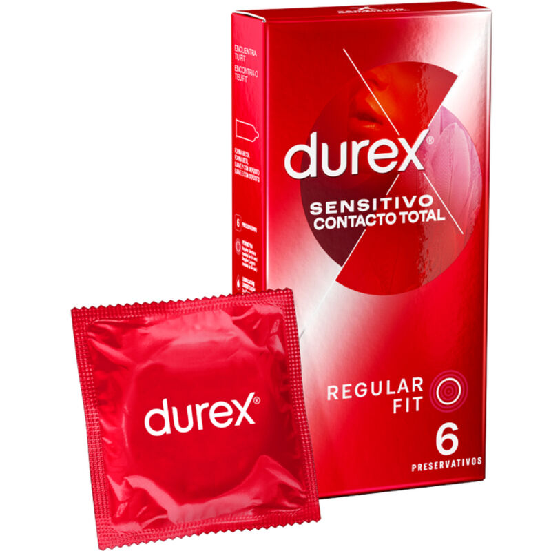 DUREX SENSITIVE CONTACT TOTAL 6 UNITS