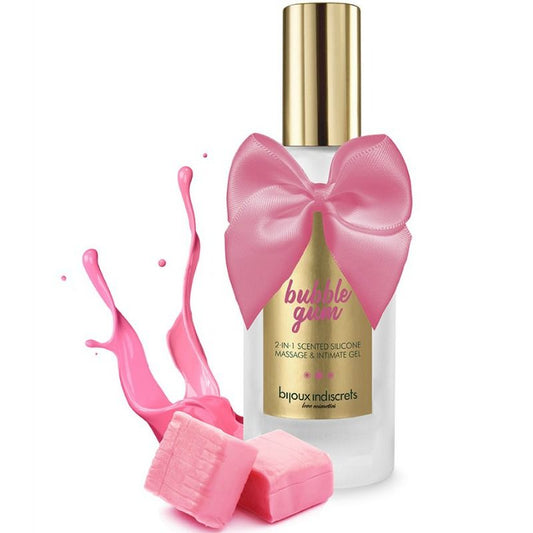 BIJOUX BUBBLE GUM GEL 2 IN 1 SILICONE STRAWBERRY GUM 100 ML