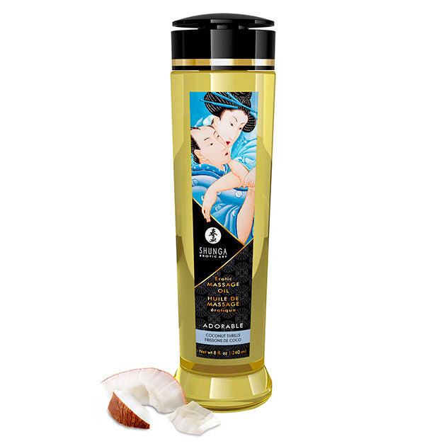 SHUNGA ADORABLE EROTIC MASSAGE OIL 240 ML