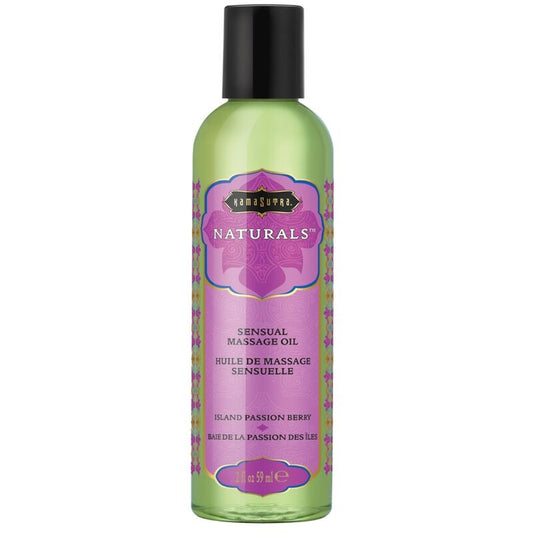 KAMASUTRA NATURAL MASSAGE OIL ISLAND PASSION BERRY 59 ML