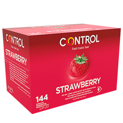 CONTROL ADAPTA STRAWBERRY CONDOMS 144 UNITS