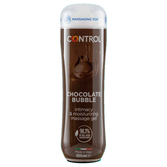 CONTROL MASSAGE GEL 3 IN 1 CHOCOLATE BUBBLE 200 ML