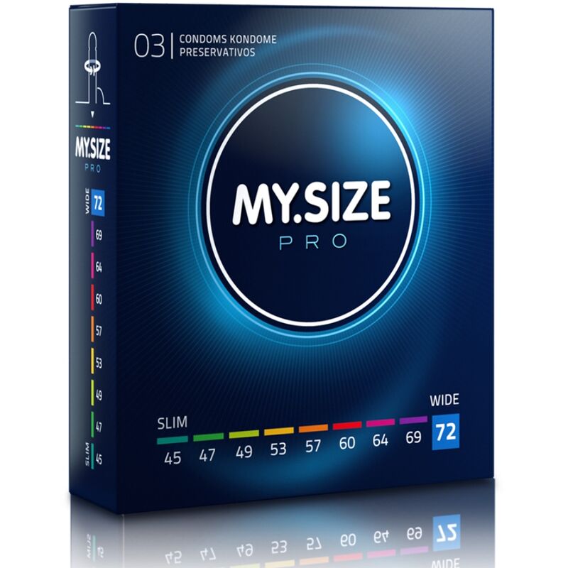 MY SIZE PRO CONDOMS 72 MM 3 UNITS