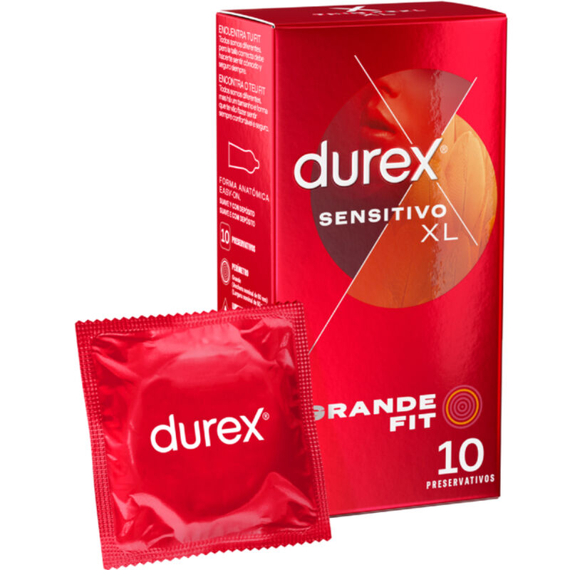 DUREX SENSITIVE XL CONDOMS 10 UNITS