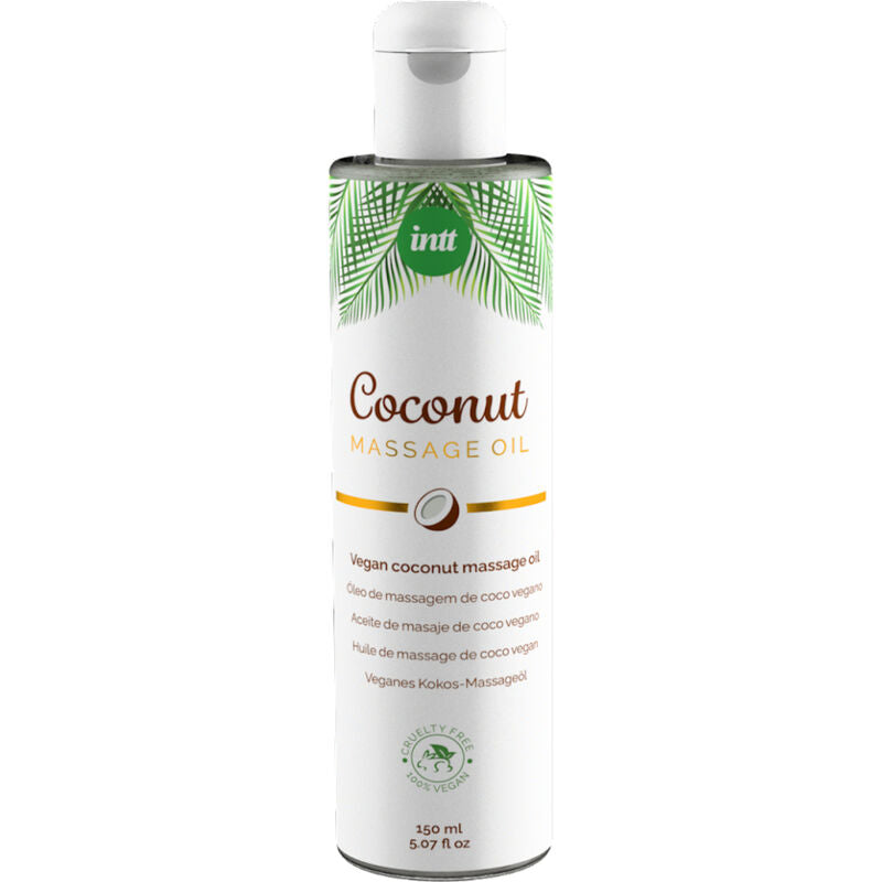 INTT SWEET VEGAN MASSAGE OIL WITH RELAXING COCONUT FLAVORED