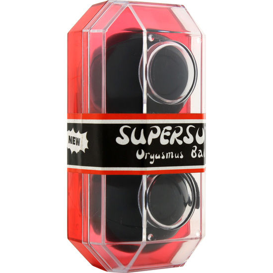 SEVEN CREATIONS SUPERSOFT ORGASMIC BALLS BLACK