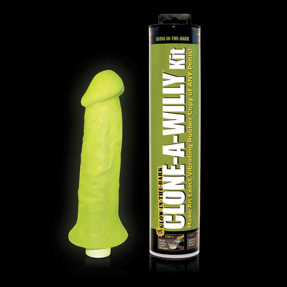 CLONE A WILLY LUMINESCENT GREEN PENIS CLONER WITH VIBRATOR